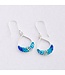 MOSAICO JEWELRY Small Open Hoop Drop Earrings