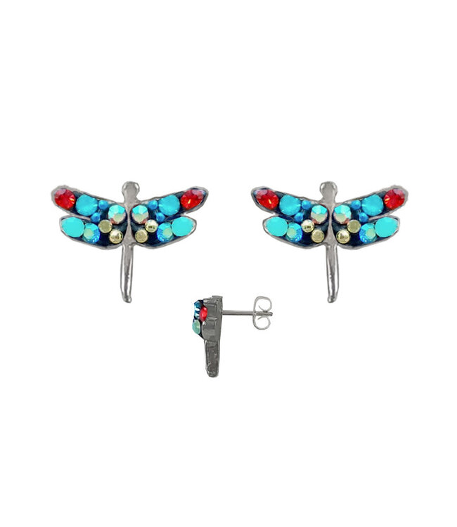 MOSAICO JEWELRY Dragonfly Post Earrings