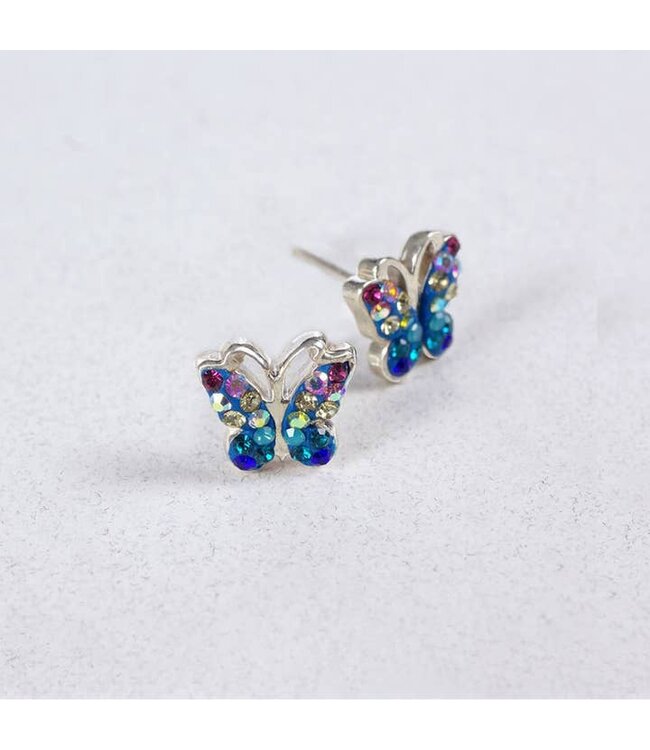 MOSAICO JEWELRY Butterfly Stud Earrings