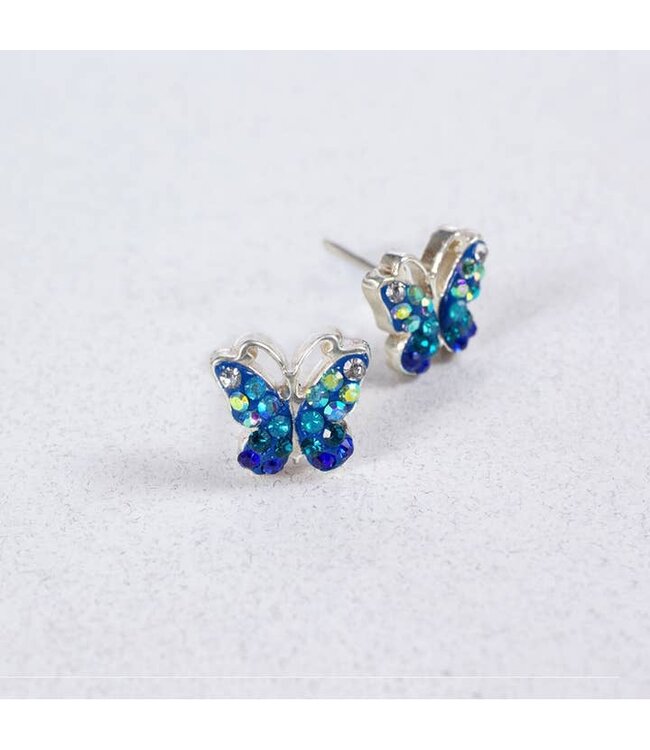 MOSAICO JEWELRY Butterfly Stud Earrings