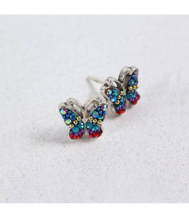 MOSAICO JEWELRY Butterfly Stud Earrings