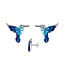 MOSAICO JEWELRY Hummingbird Post Earrings