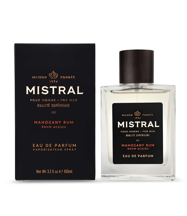 MISTRAL Men's Eau de Parfum Mahogany Rum 3.3 oz