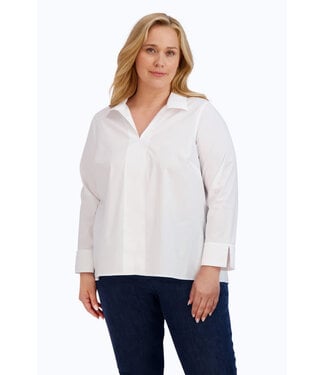 Agnes Plus Stretch No Iron Popover Shirt