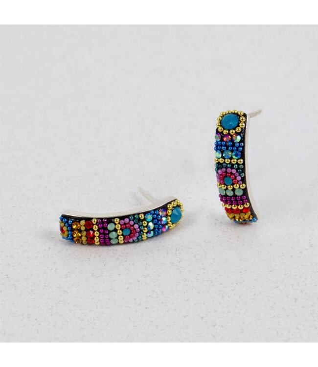 MOSAICO JEWELRY Half Hoop Earrings
