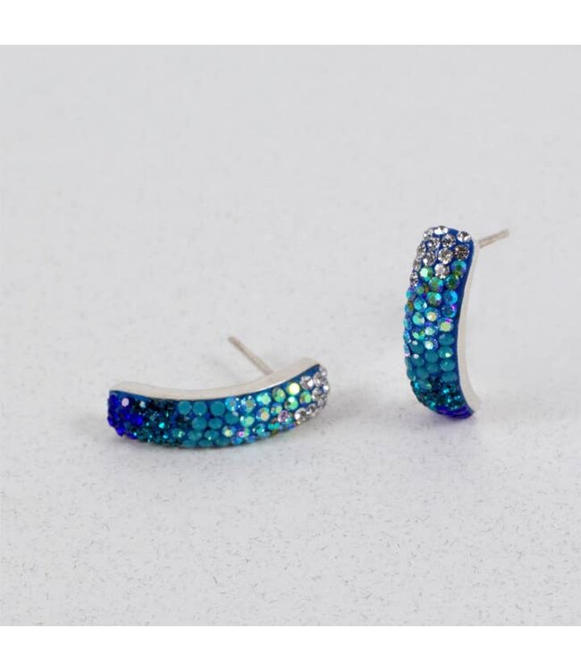 MOSAICO JEWELRY Half Hoop Earrings