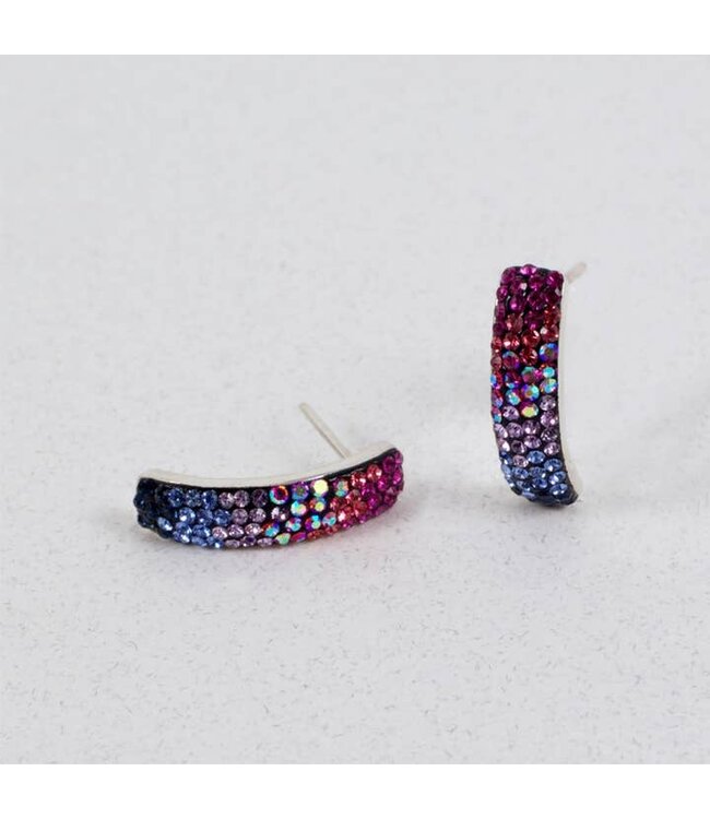 MOSAICO JEWELRY Half Hoop Earrings