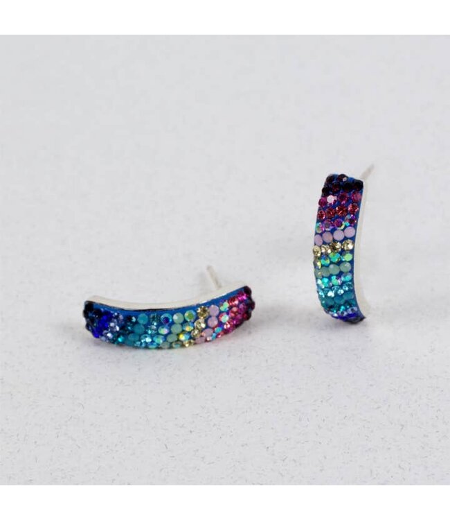 MOSAICO JEWELRY Half Hoop Earrings