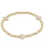 ENEWTON Enewton Extends - Signature Cross Gold Pattern 3MM Bead Bracelet