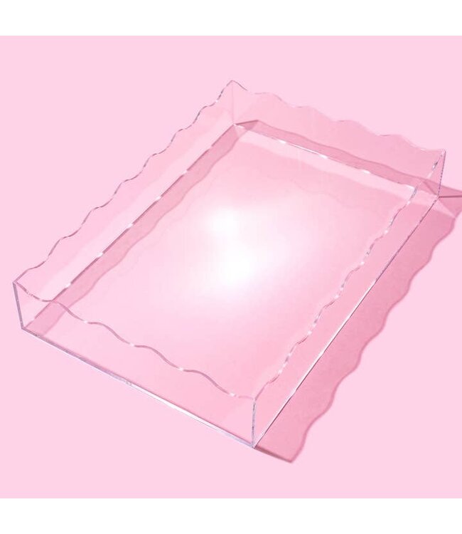 Wavy Rectangle Tray Large
