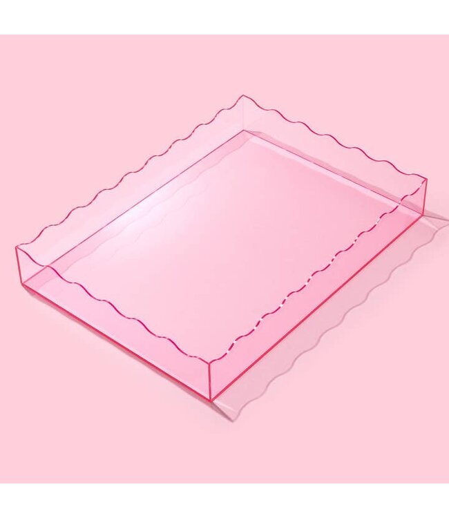 Wavy Rectangle Tray Large