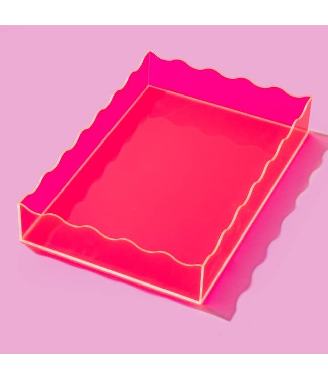 Wavy Rectangle Tray Medium