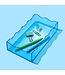 Wavy Rectangle Tray Small - Blue