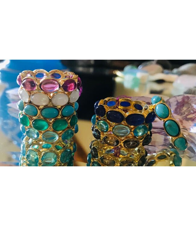 Continuous Gemstone Ring