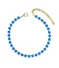 TOVA Oakland Antique Gold Neon Necklace