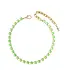 TOVA Oakland Antique Gold Neon Necklace