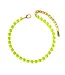 TOVA Oakland Antique Gold Neon Necklace