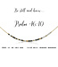 DOT & DASH Psalm 46:10 Necklace