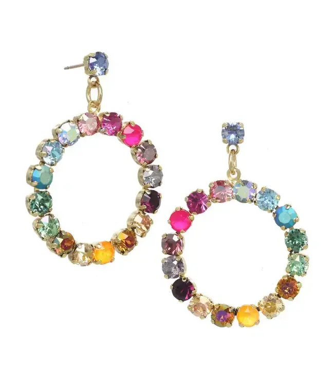 TOVA Vanna Earrings in Watermelon