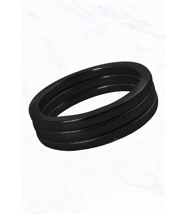 Three Snake Chain Bracelets