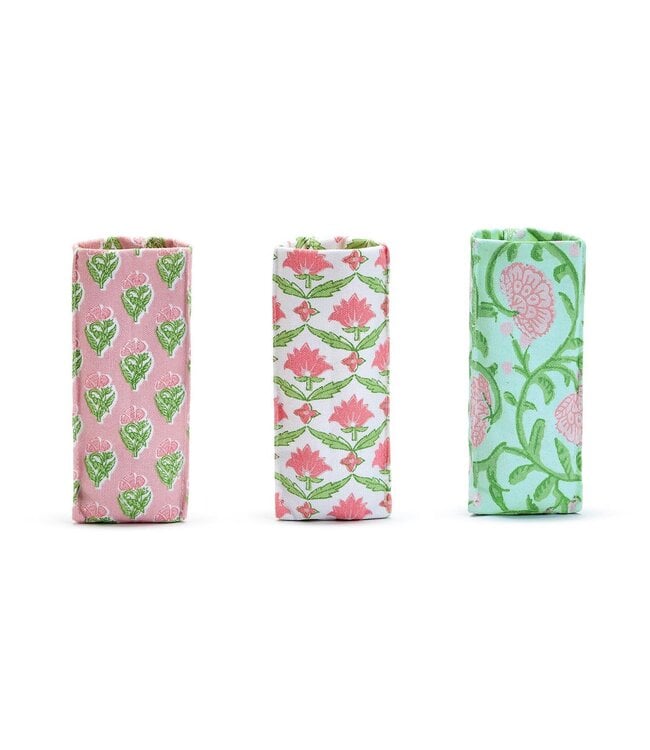 "Looking Good" Floral Block Print Eyeglass Holder in Gift Box