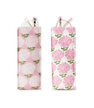 Pink Hydrangea Print Standing Eyeglass Holder
