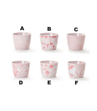 Pink Chinoiserie Cachepot