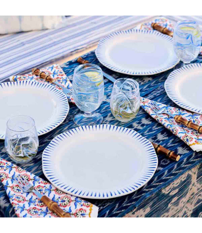 JULISKA Sitio Stripe Dinner Plate