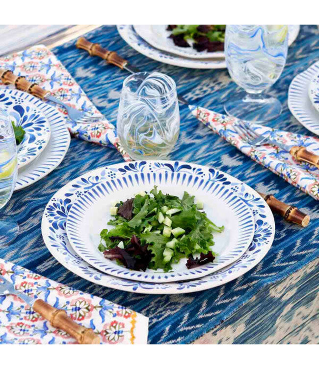 JULISKA Sitio Stripe Dessert/Salad Plate
