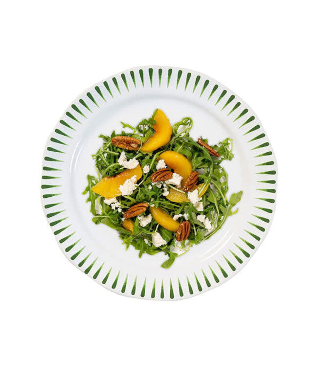 JULISKA Sitio Stripe Dessert/Salad Plate