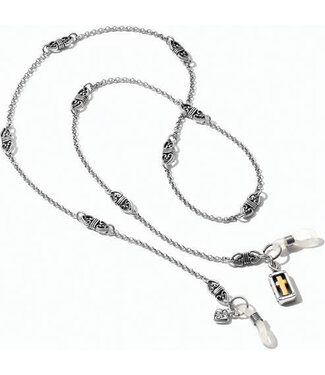 BRIGHTON Eternity Cross Sunglass Chain Holder Silver - Gold