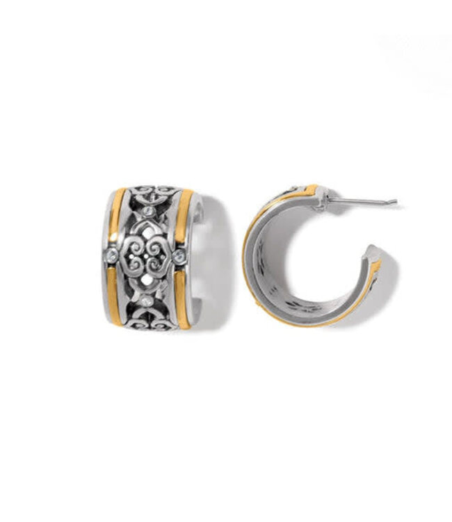 BRIGHTON Intrigue Soiree Two Tone Hoop Earrings