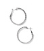 BRIGHTON Pretty Tough Stud Large Leverback Hoop Earrings