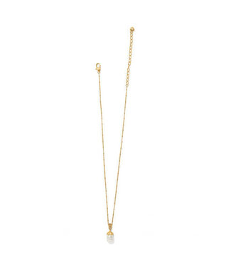 BRIGHTON Everbloom Pearl Drop Necklace Gold