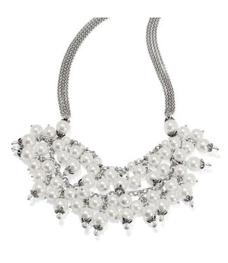 BRIGHTON Pearl-icious Necklace - Silver/Pearl