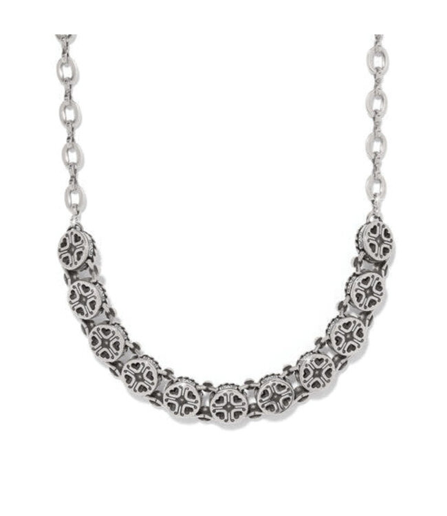 BRIGHTON Sea Gem Collar Necklace - Silver/Pearl