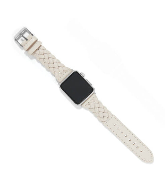 BRIGHTON Sutton Braided Leather Watch Band