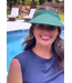 Women's Ruched Stretchy Headband Sun Visor Hat