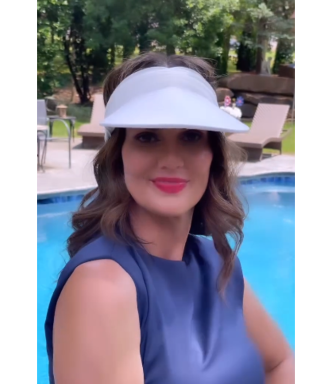 Women's Ruched Stretchy Headband Sun Visor Hat