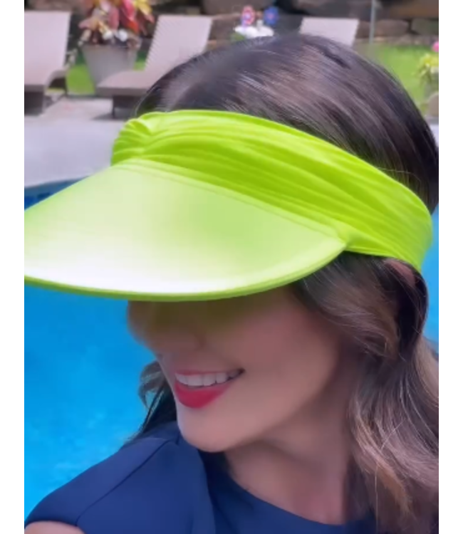 Women's Ruched Stretchy Headband Sun Visor Hat