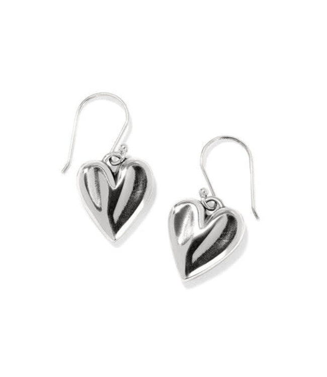 BRIGHTON Cascade Heart Reversible French Wire Earrings