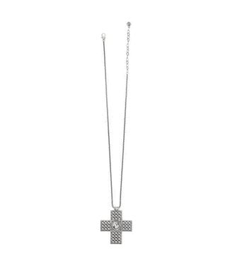 BRIGHTON Pretty Tough Cross Necklace