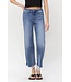 Amora High Rise Crop Wide Leg Jeans