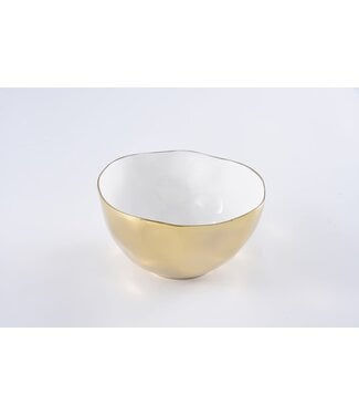 PAMPA BAY Gold Large Bowl