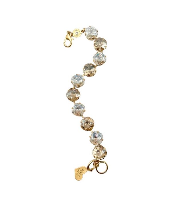 JERE BIJOUX Jere Gold Medium Deluxe Cushion Cut- New York