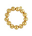 SUSAN SHAW Gold Bead Stretch Bracelet
