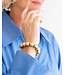SUSAN SHAW Gold Bead Stretch Bracelet