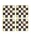 MACKENZIE CHILDS Courtly Check Cork Back Coasters - Set of 4