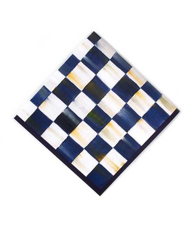 MACKENZIE CHILDS Royal Check Paper Napkins - Cocktail