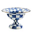 MACKENZIE CHILDS Royal Check Enamel Compote - Large